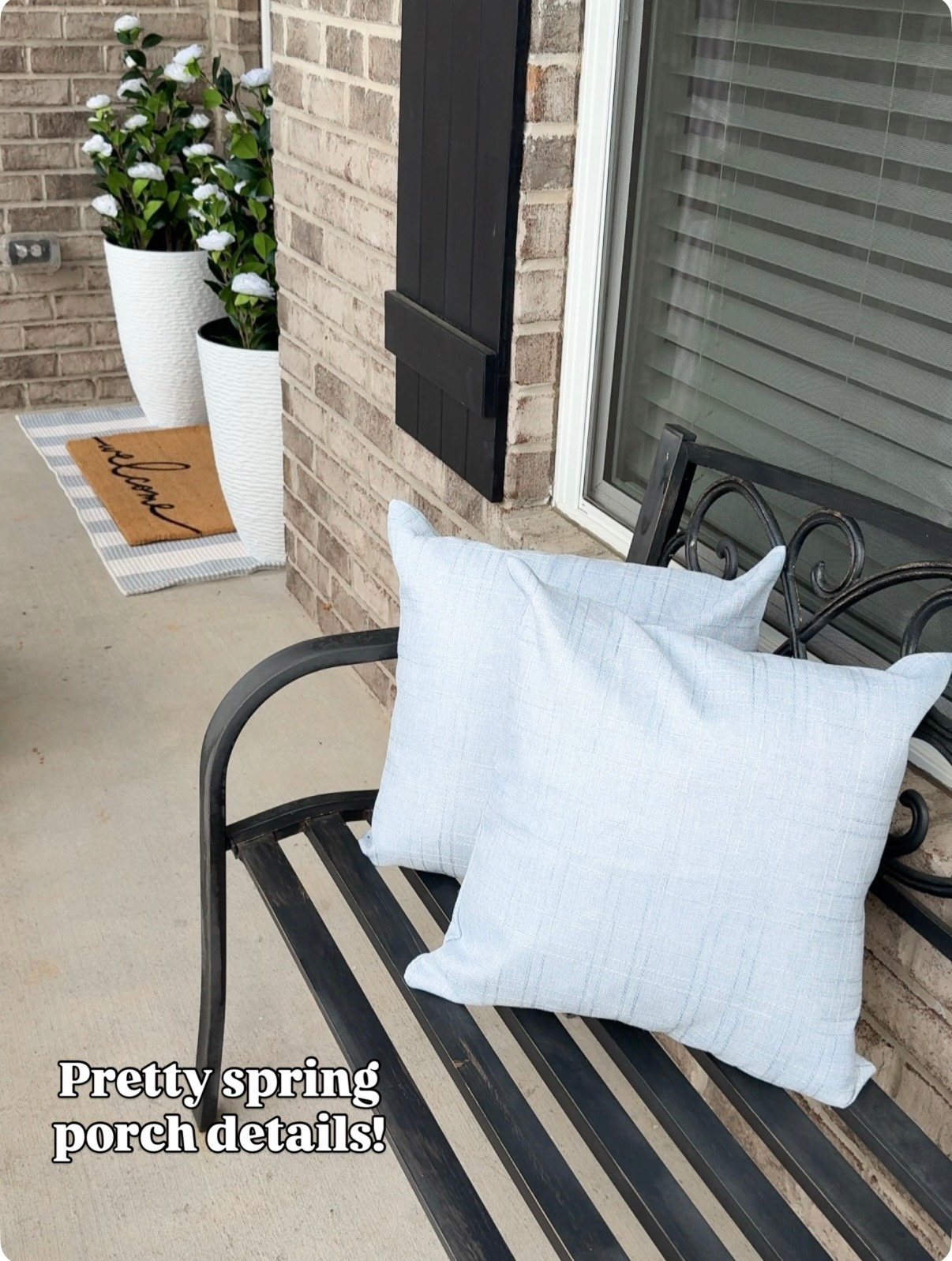Spring porch details 🌸 

