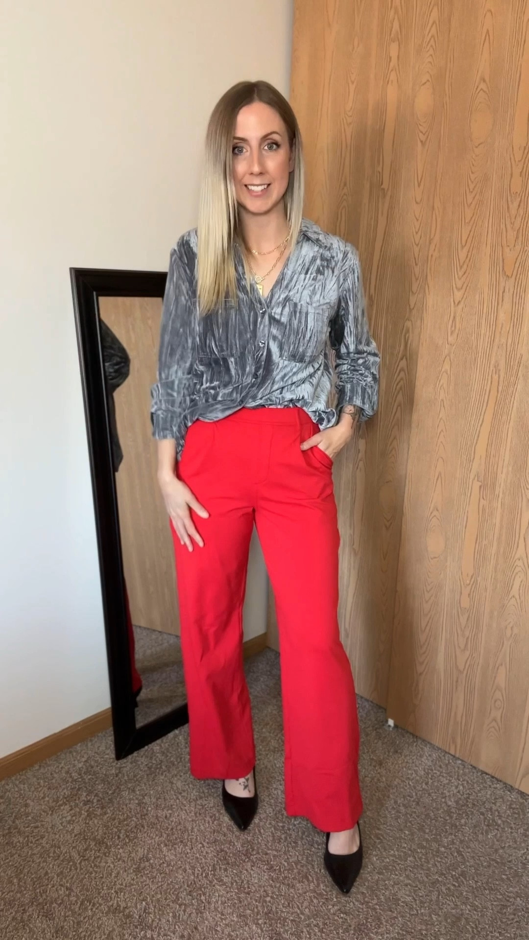 Wearing small tall in pants. 

#LTKootd #LTKSaleAlert #LTKWorkwear