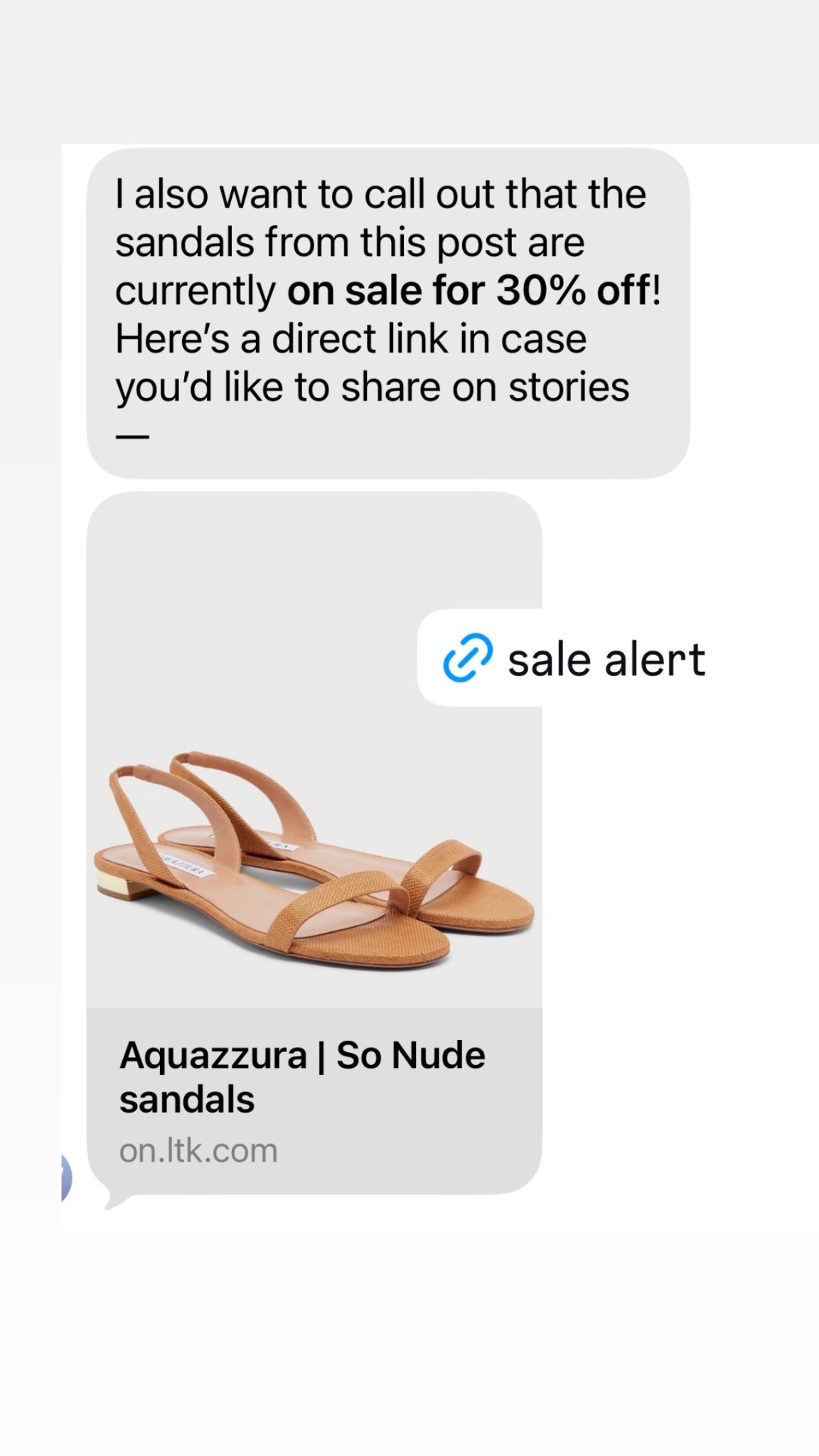 Still 30% off! Grab a pair of these nude sandals for summer while they’re on sale and before they’re gone.

#LTKootd #LTKSeasonal #LTKSaleAlert