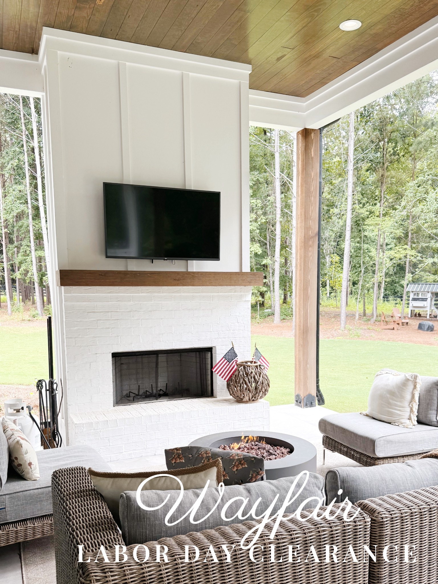 Turning our back porch into the ultimate hangout spot this Labor Day weekend ✨ From our sleek cement dining table to the coziest wicker chairs, all my @wayfair favorites are part of their Labor Day Clearance Sale — with up to 70% off!

Even better? Free + easy shipping on orders over $35 means your dream patio setup is just a click away. 🏡🔥

Shop my porch picks + all the best deals while they last 👇

#wayfair #wayfairpartner #LTKhome #LTKsale #LTKfinds #porcheandco

#LTKSeasonal #LTKHome #LTKSaleAlert