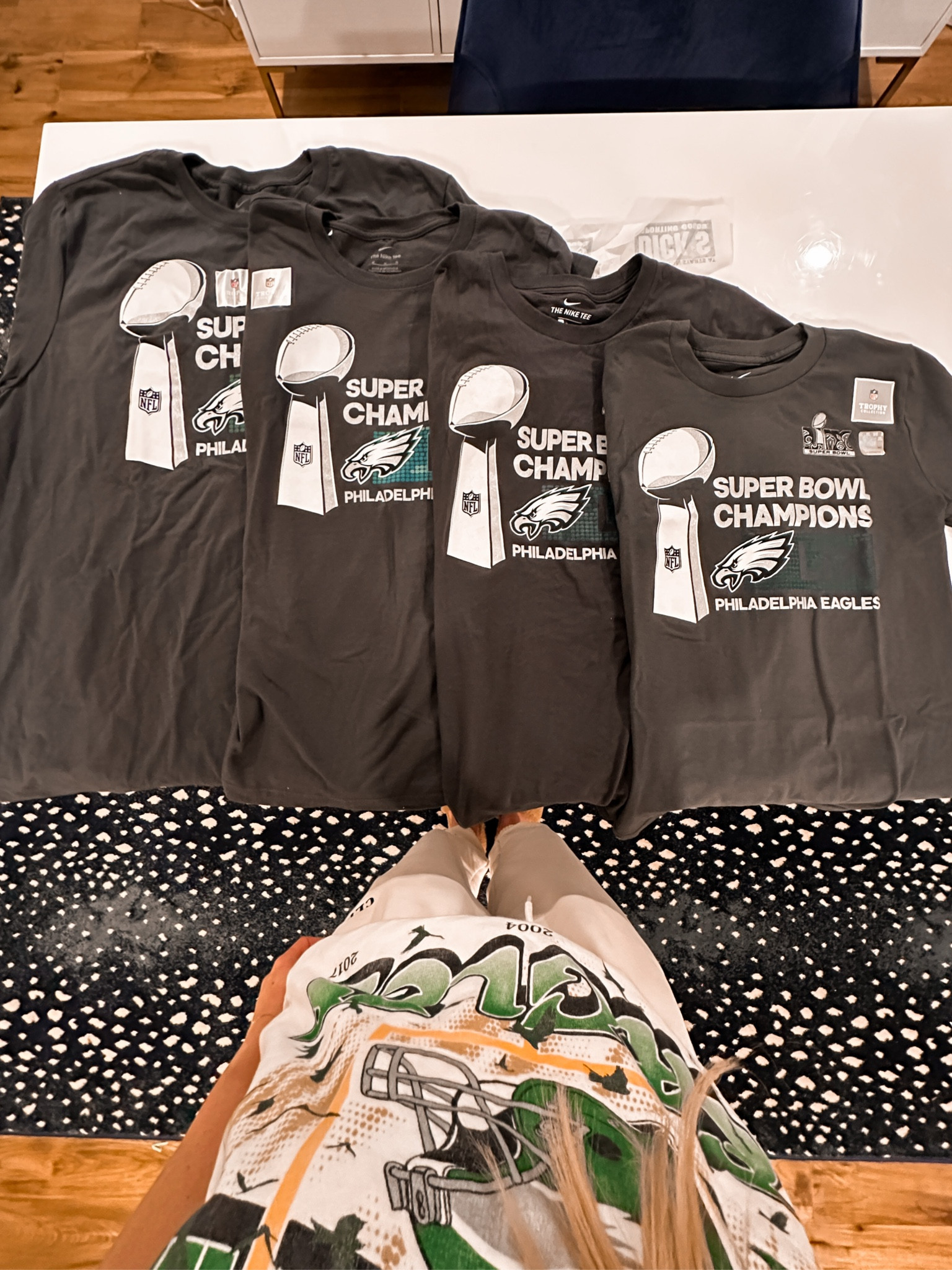 Philadelphia Eagles Super Bowl shirts for the whole family at DICK’S 

Go Birds, Fly Eagles Fly, game day outfitt

#LTKFamily #LTKSeasonal #LTKActive