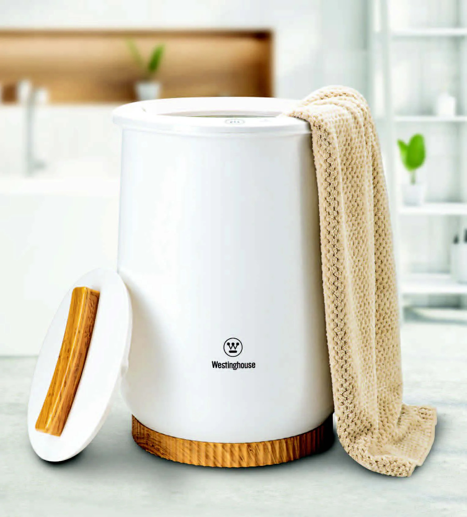 Westinghouse Luxury Bucket Style Towel Warmer, Large Towel Warmer for Bathroom, Rapid Heat-UP, Au... | Walmart (US)