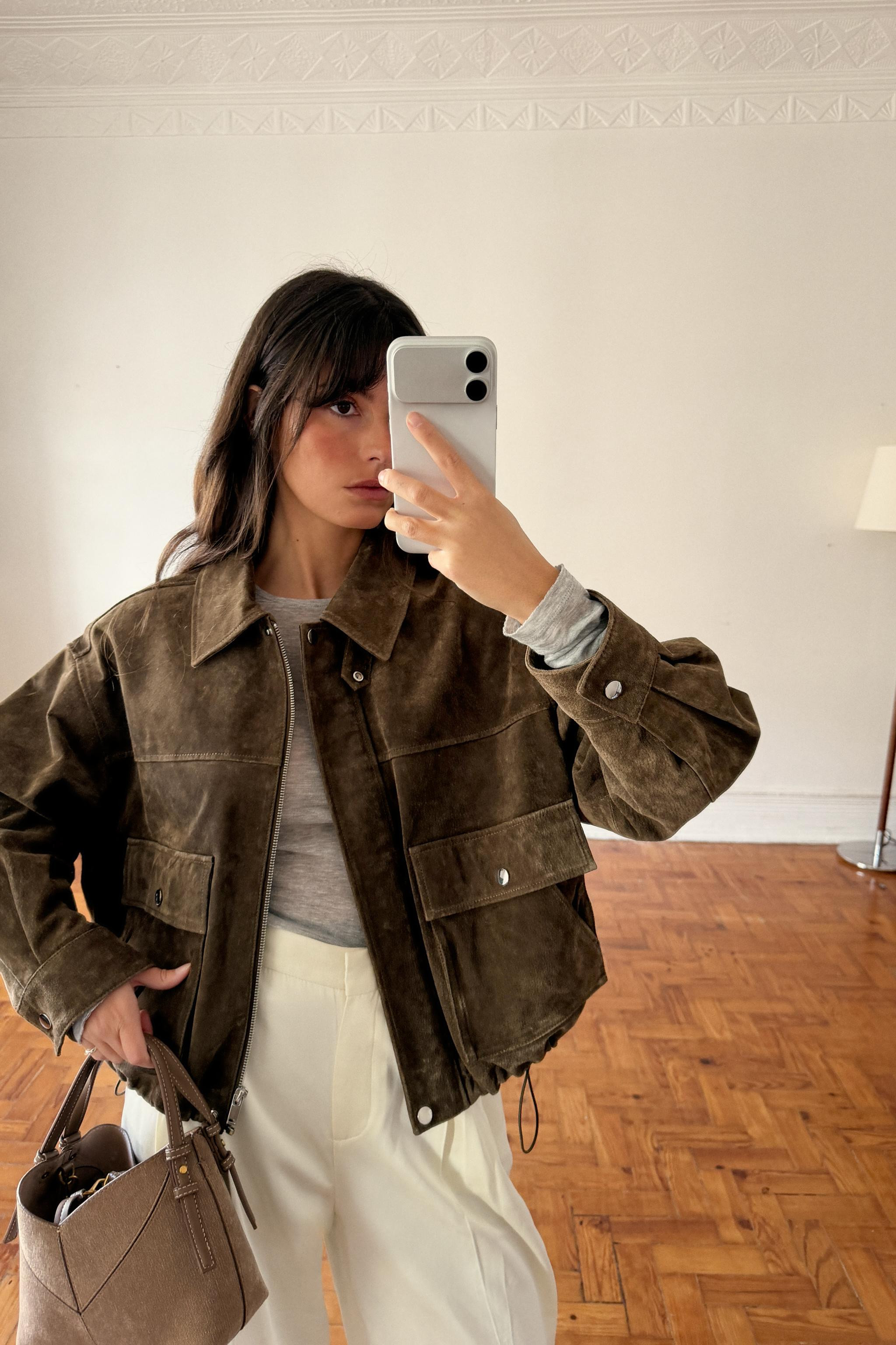 100% LEATHER BOMBER JACKET | Zara US