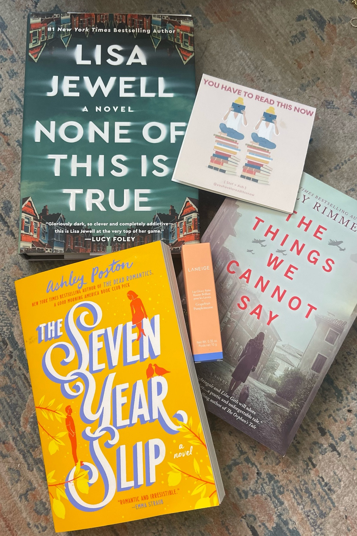 Book Package from You Have to Read This Now 
Laneige Lip Gloss 



#LTKhome #LTKbeauty