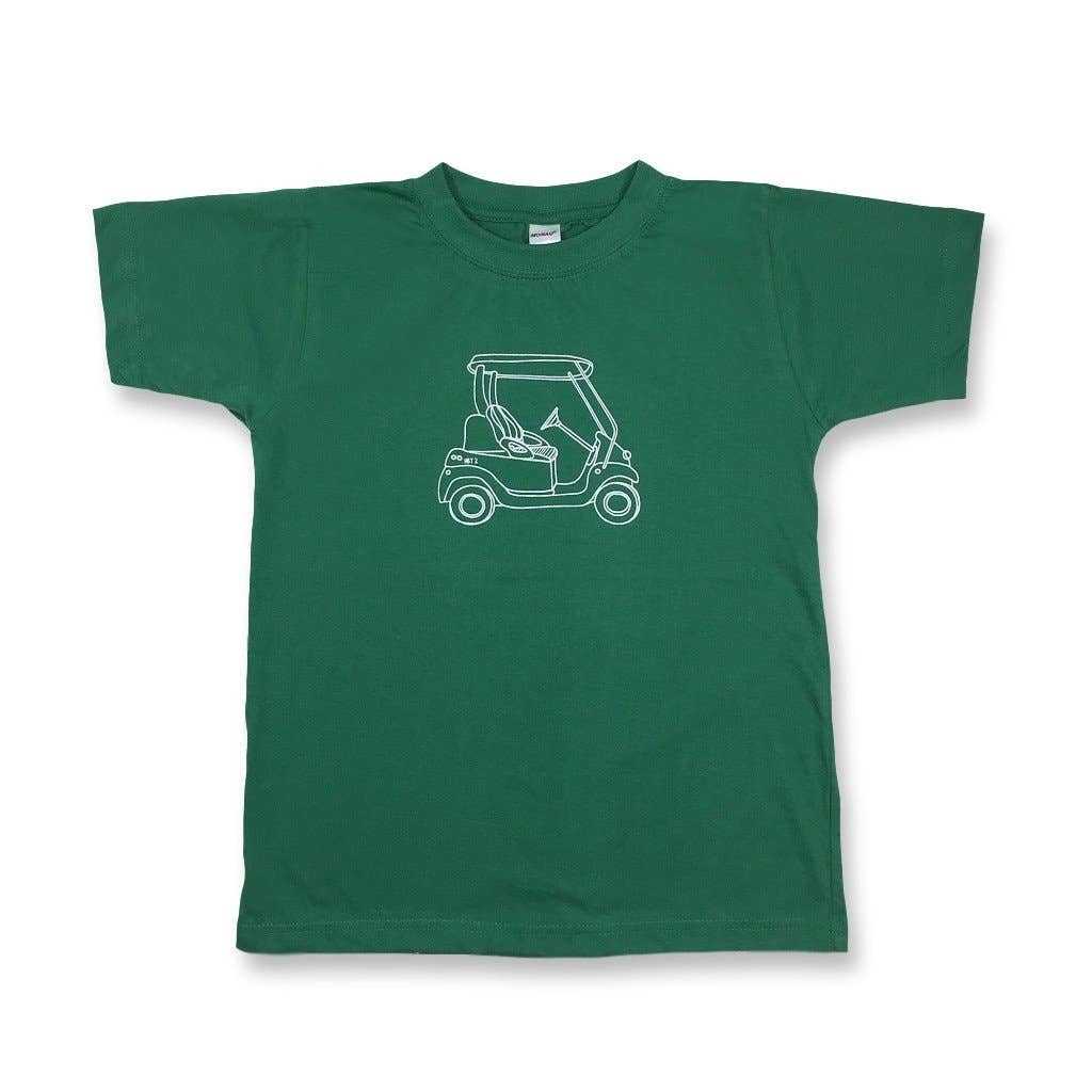 Golf Cart Tee in Kelly Green | Loozieloo