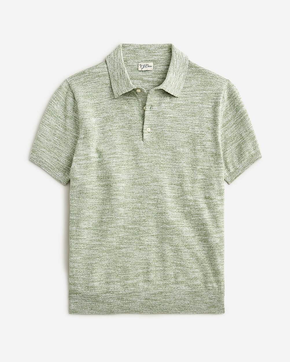 Short-sleeve cotton-blend sweater-polo | J. Crew US