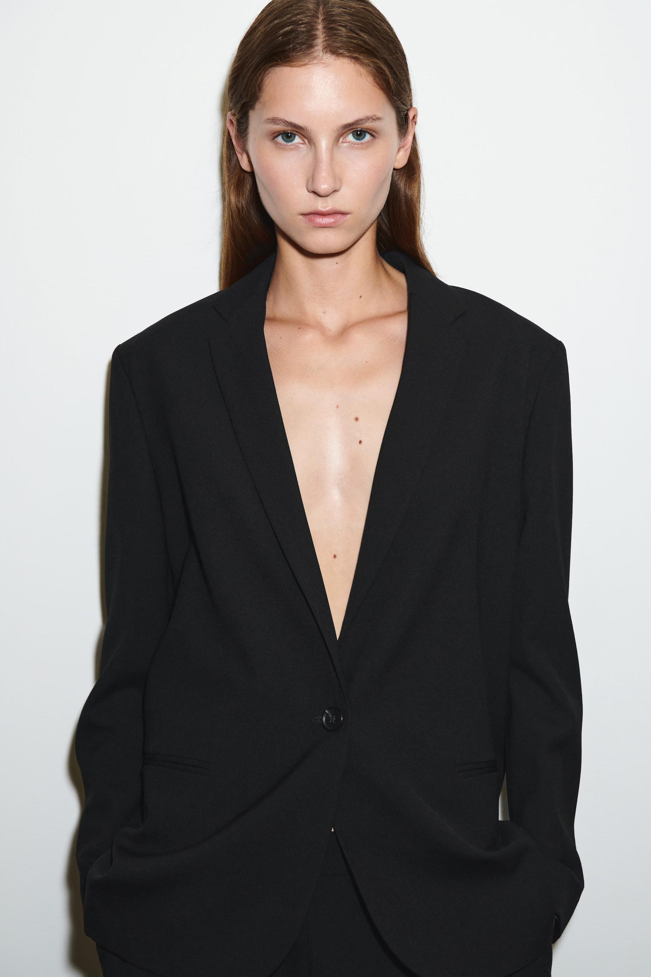 BLAZER EN LAINE MÉLANGÉE - NOIR | COS FR | COS (EU)