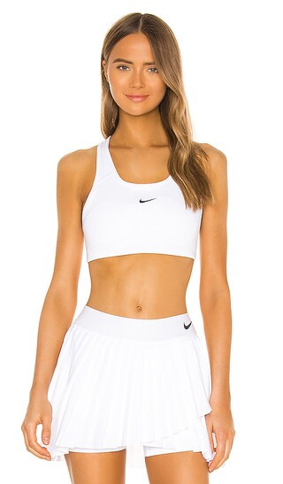 Medium Pad Sports Bra in White & Black | Revolve Clothing (Global)