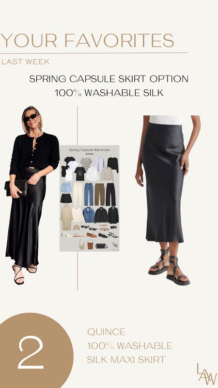 Best Sellers: Quince Silk Skirt, wearing tts in small 

#LTKstyletip #LTKfindsunder100 #LTKfindsunder50