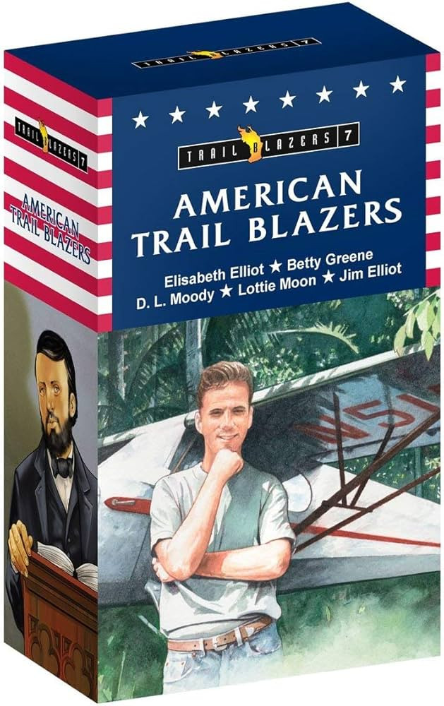 Trail Blazer Americans Box Set 7: Jim Elliot, Elisabeth Elliot, Betty Greene, D. L. Moody, and Lo... | Amazon (US)