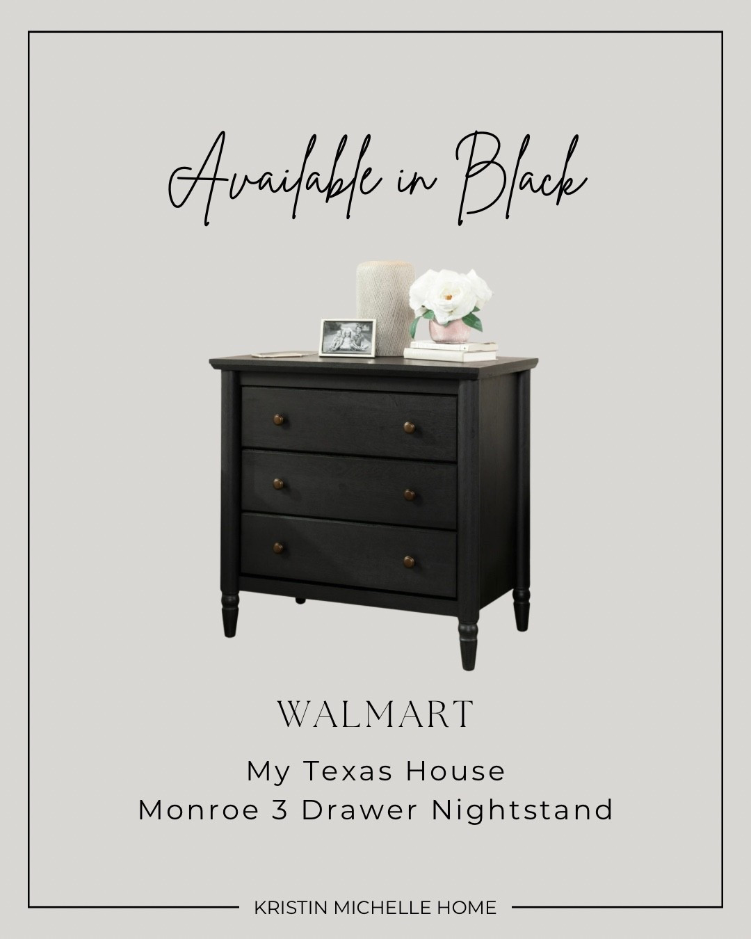 ⚠️ATTENTION⚠️ The viral Walmart nightstand is now available in BLACK 🙌🏻🖤

#LTKHome