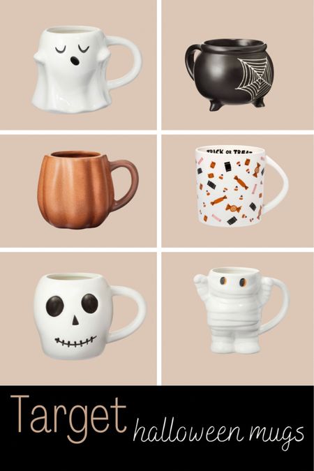 Halloween mugs from Target. These are perfect for those cooler mornings, serving hot chocolate to the kids or even using as decorations. #spookyseason #falldecor #halloween #halloweendecor #mugs #coffeebar #coffeemugs

#LTKunder50 #LTKhome #LTKSeasonal