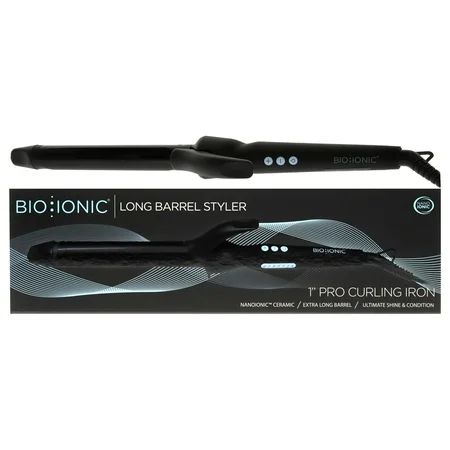 Bio Ionic Long Barrel Styler 1 Inch Curling Iron | Walmart (US)