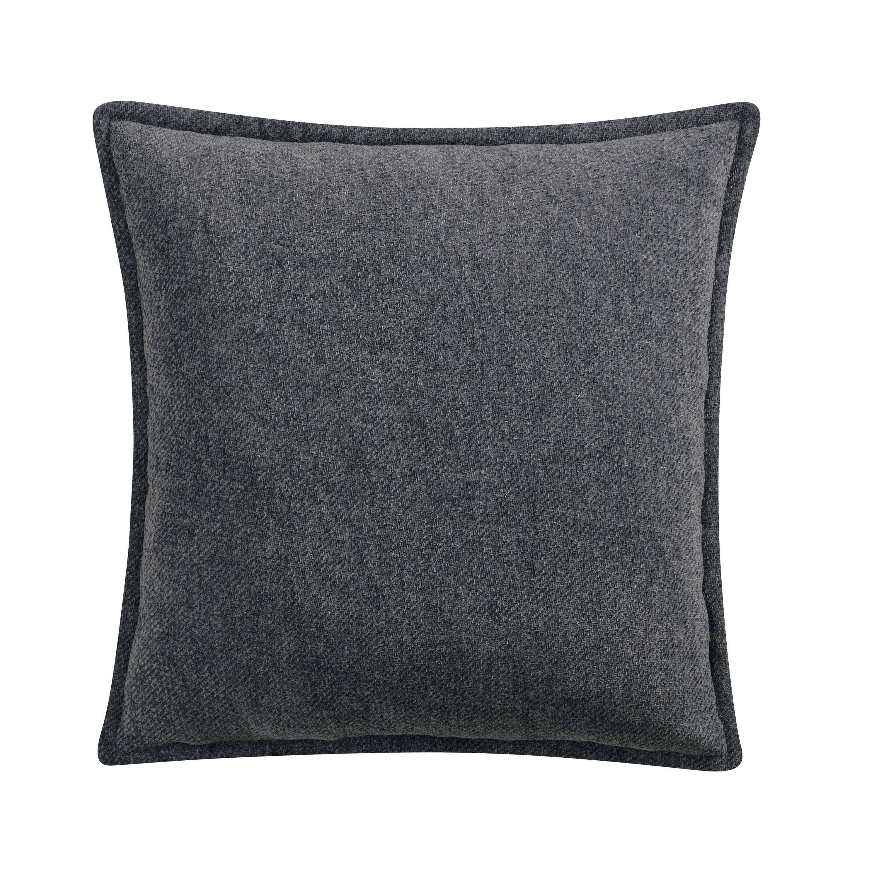 Mainstays 22" x 22" Greystone Oversized Chenille Decorative Pillow | Walmart (US)