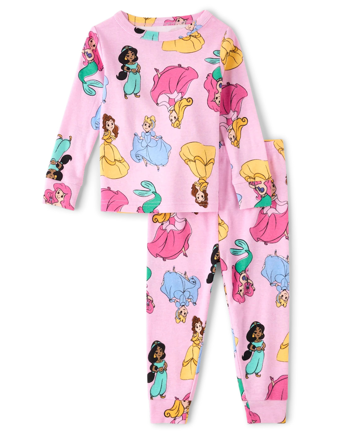 Baby And Toddler Girls Disney™ Princess Snug Fit Cotton Pajamas - multi | The Children's Place