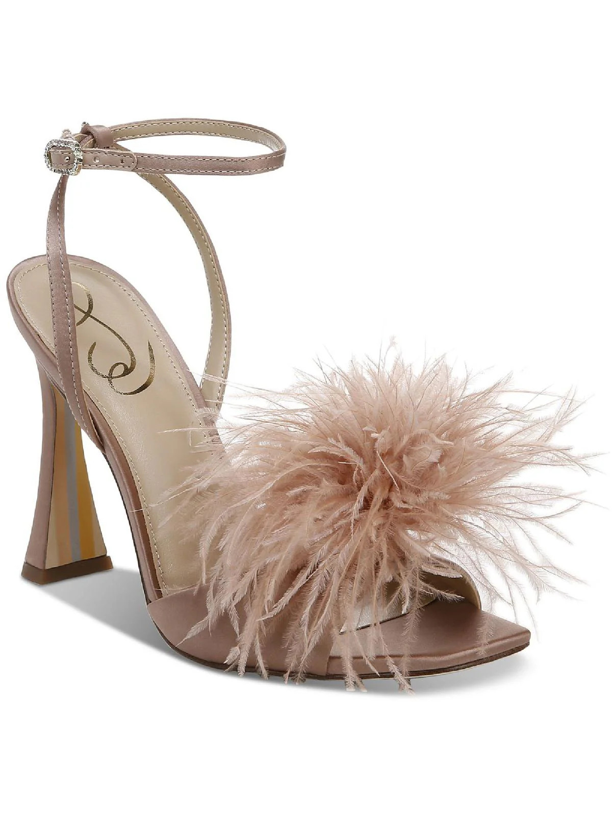 Leon Womens Embellished Feathers Heels | Shop Simon