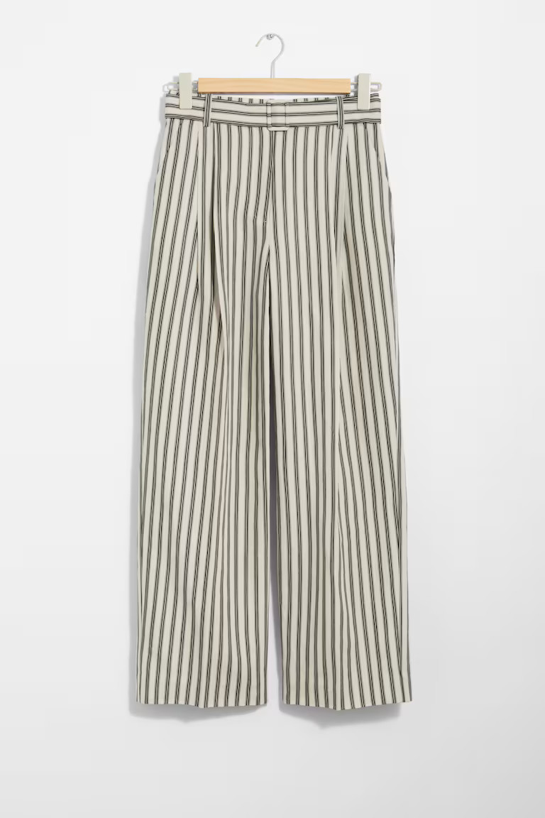 Striped Tailored Trousers | H&M (UK, MY, IN, SG, PH, TW, HK)