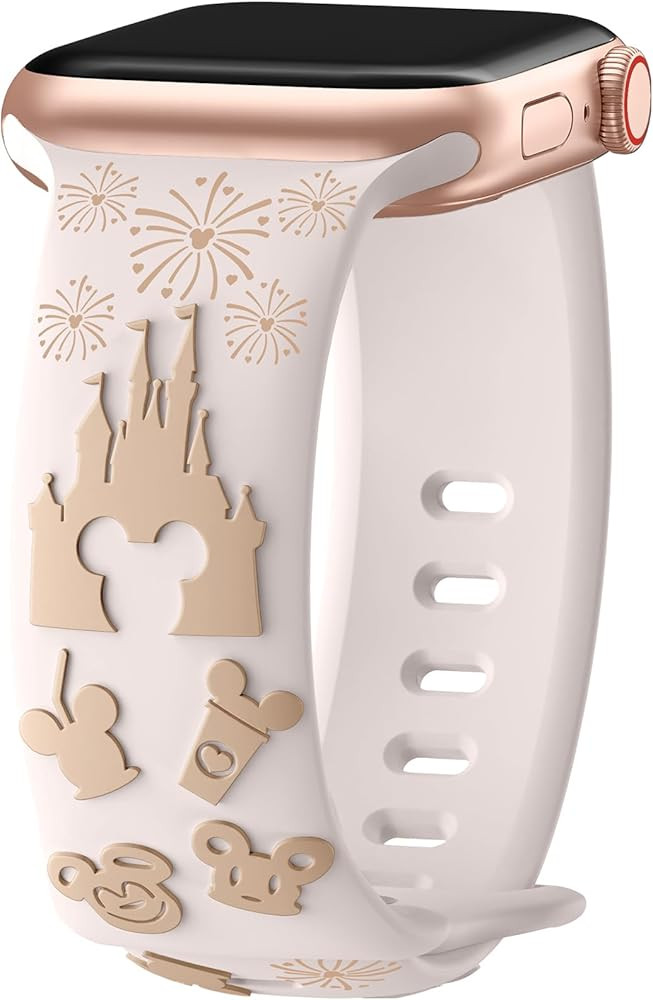Cartoon 3D Embossed Band Compatible with Apple Watch Bands 40mm 38mm 44mm 45mm 41mm 42mm 49mm Wom... | Amazon (US)