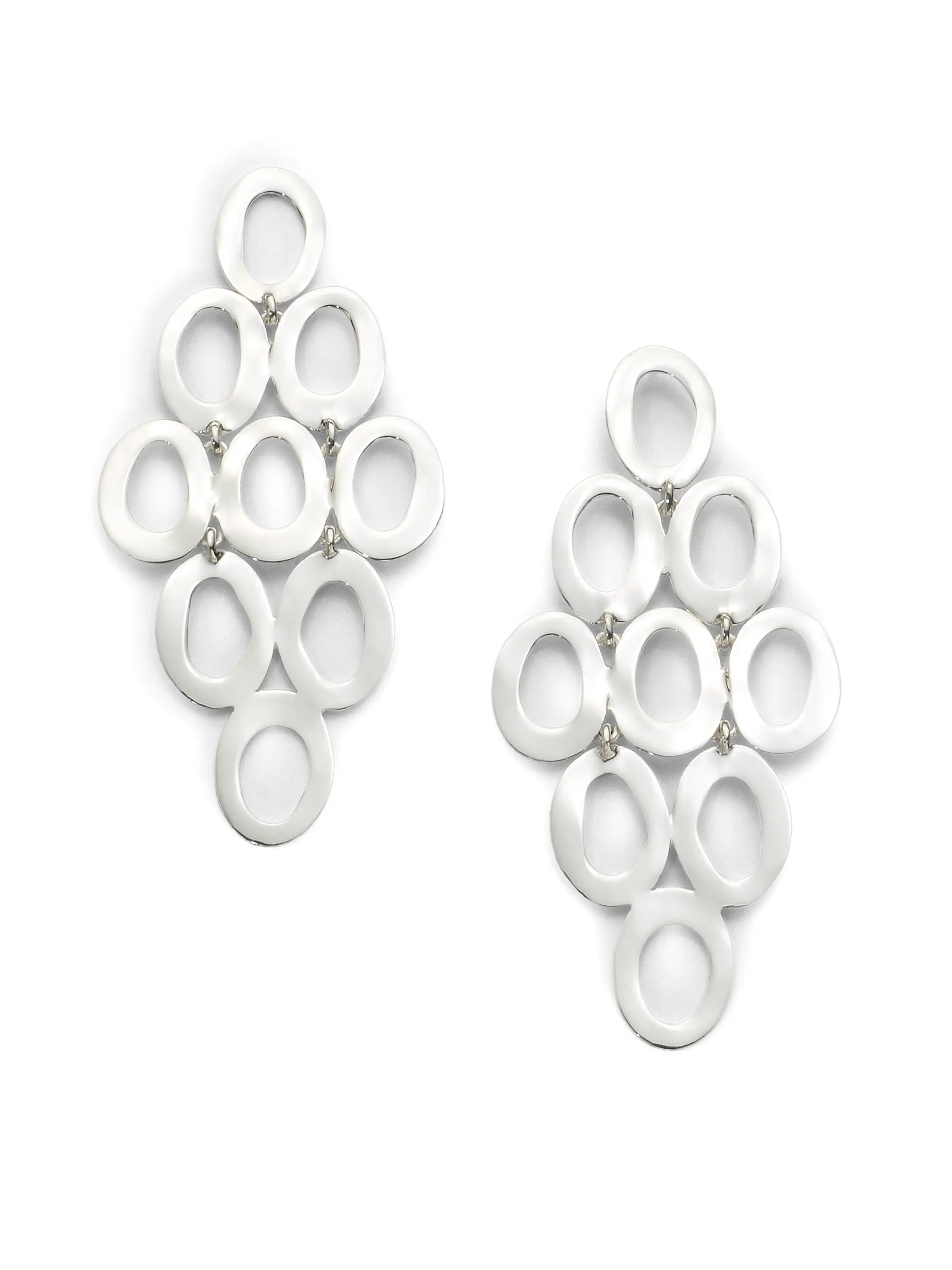 Classico Sterling Silver Open Cascade Earrings | Saks Fifth Avenue