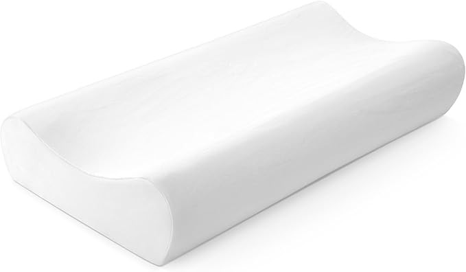 AM AEROMAX 32" King Size Contour Memory Foam Pillow, Neck Pillow for Neck Pain Relief, Neck Ortho... | Amazon (US)
