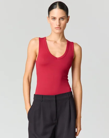 V Neck Supersoft Tank Top | Glassons (Australia)