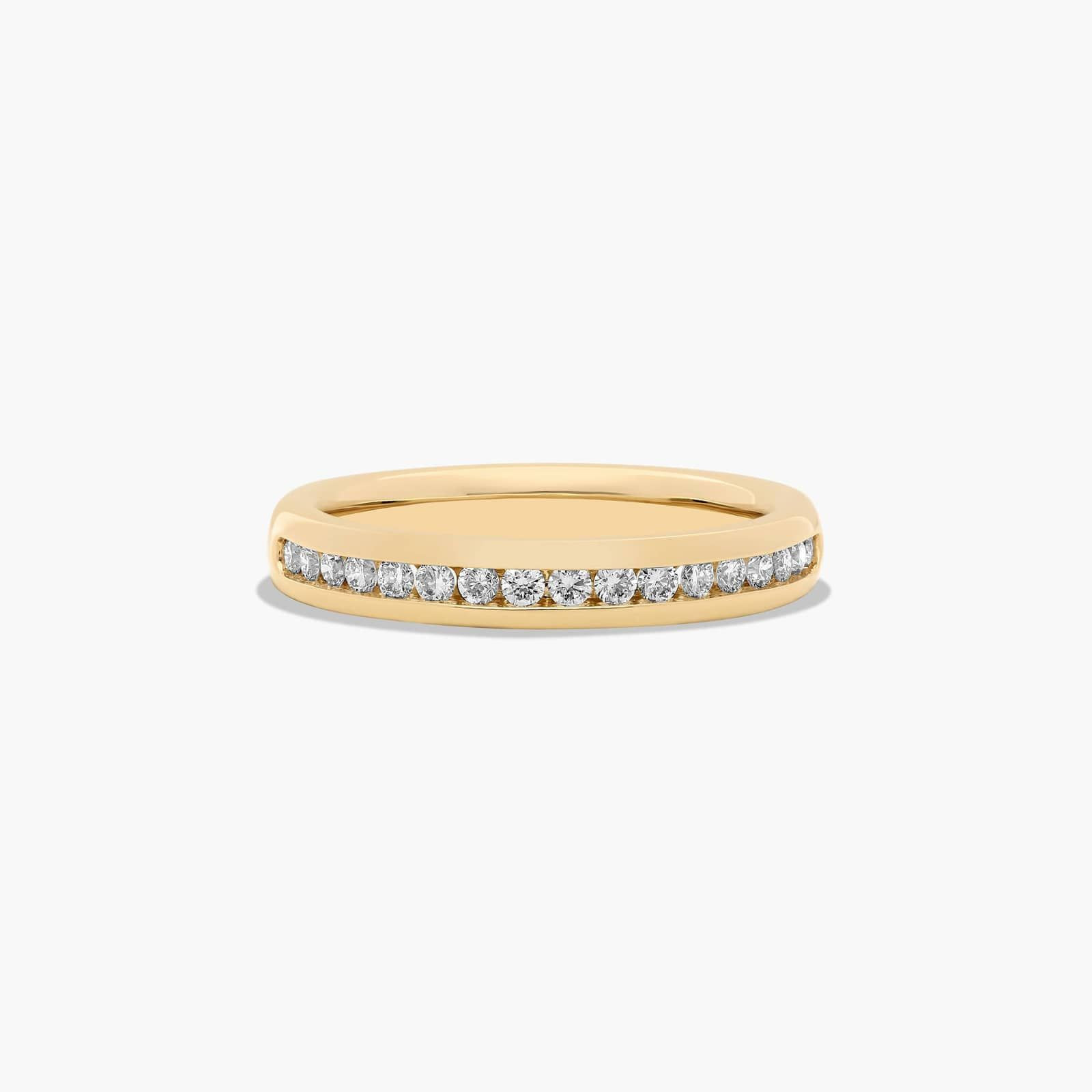 Channel Set Anniversary Ring With 0.25 CTW Lab-Grown Diamonds In 14K Yellow Gold (2.90mm)-16036y1... | JamesAllen