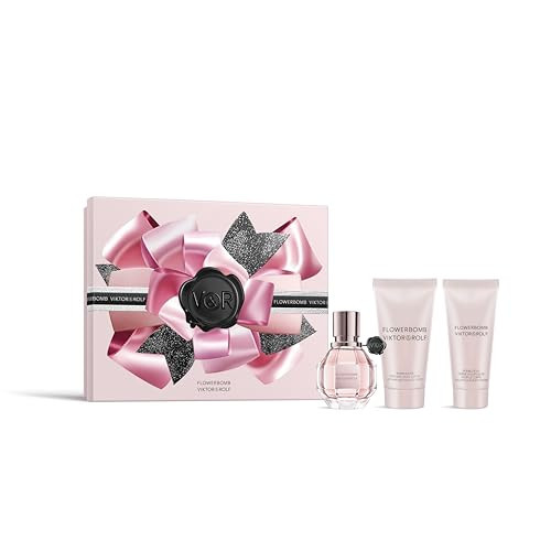 Viktor&Rolf - Flowerbomb Eau de Parfum - Women's Perfume Set - Floral & Woody - With Notes of Rose, Peony & Patchouli - Perfume, 1 Fl Oz, Body Lotion & Body Cream | Amazon (US)