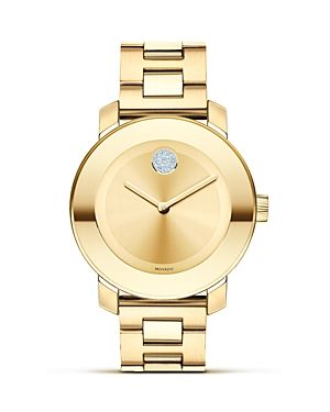 Movado Bold Yellow Gold Plated Museum Dial Watch, 36mm | Bloomingdale's (US)