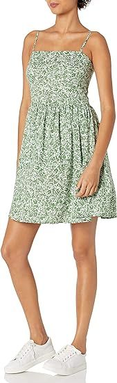 Goodthreads Women's Georgette Smock-Back Cami Mini Dress | Amazon (US)