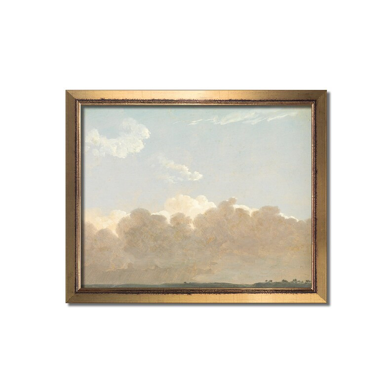 Cloud Painting Sky Oil Painting Farmhouse Wall Decor - Etsy | Etsy (US)