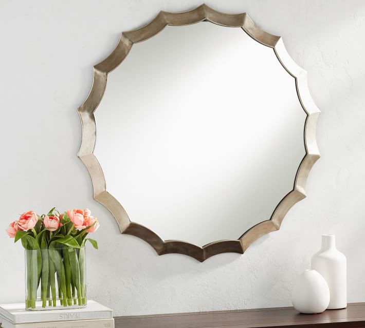 Scalloped Mirror - Round | Pottery Barn (US)