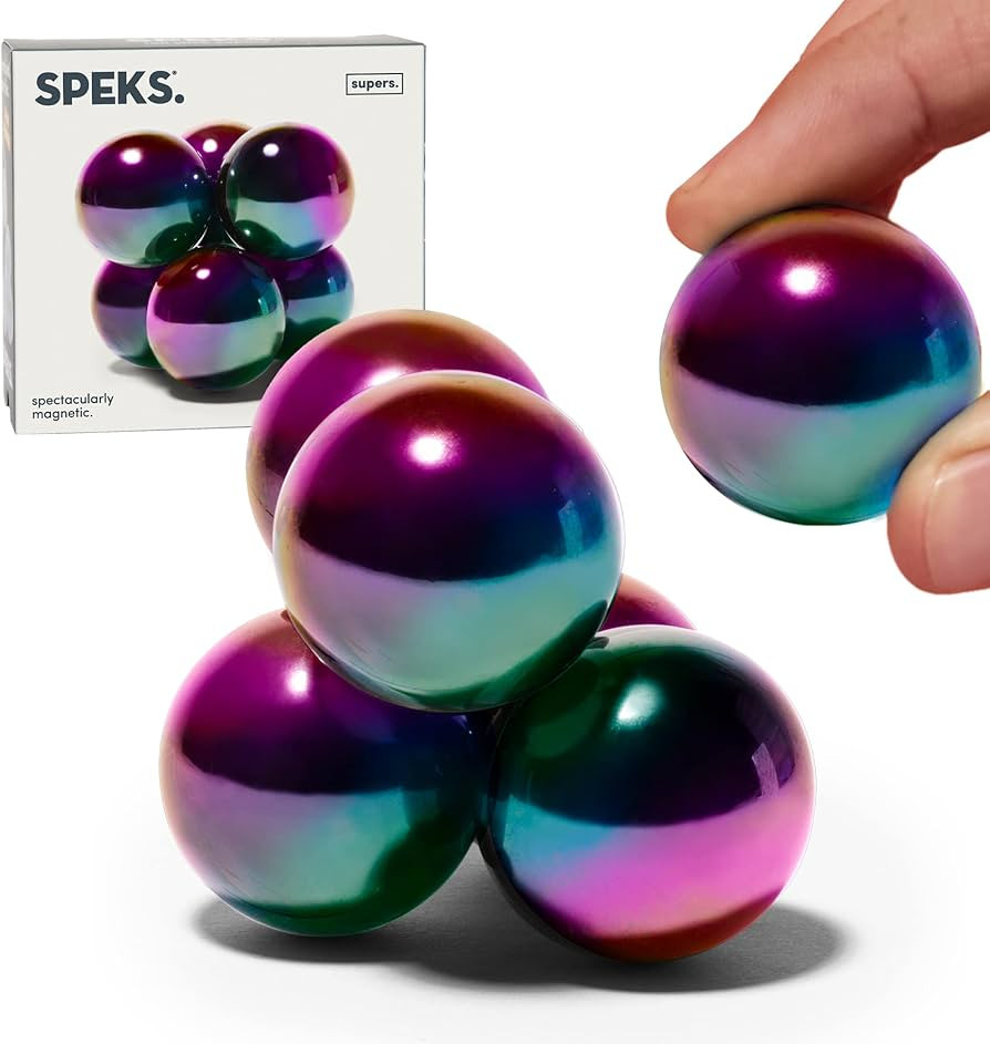 Speks Supers Magnetic Balls Fidget Toy for Adults and Teens 14+ | Stress Relief, Desk Toy | Set o... | Amazon (US)