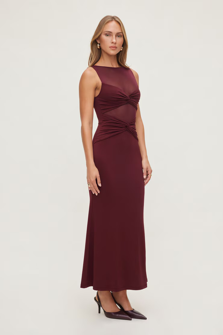 Sculpt Twisted Maxi Dress | Dynamite Clothing