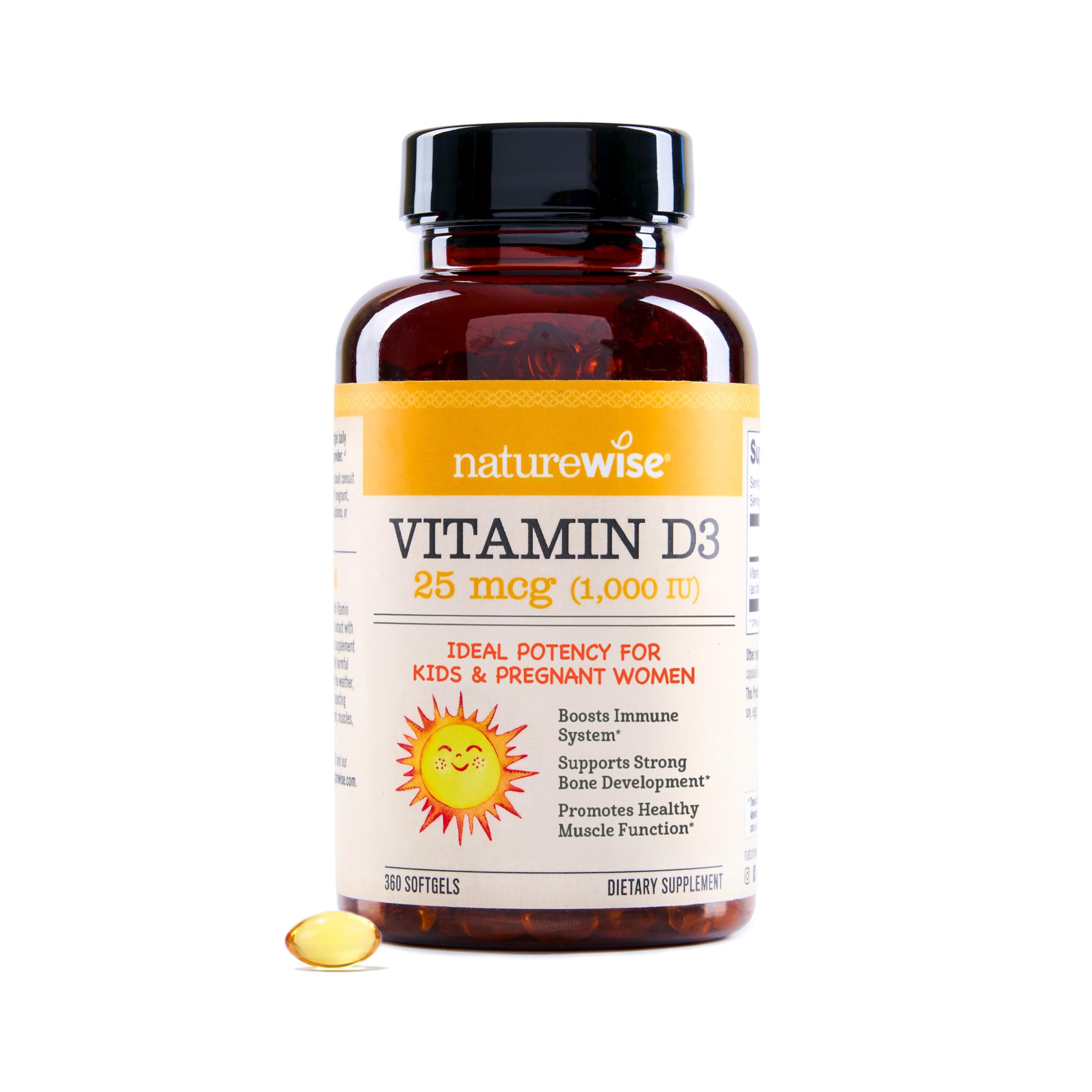 NatureWise Vitamin D3 1000iu (25 mcg) 1-Year Supply for Immune Support, Healthy Muscle Function, ... | Amazon (US)