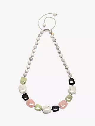 Lola Rose Issi Necklace, White Magnesite/Multi | John Lewis UK