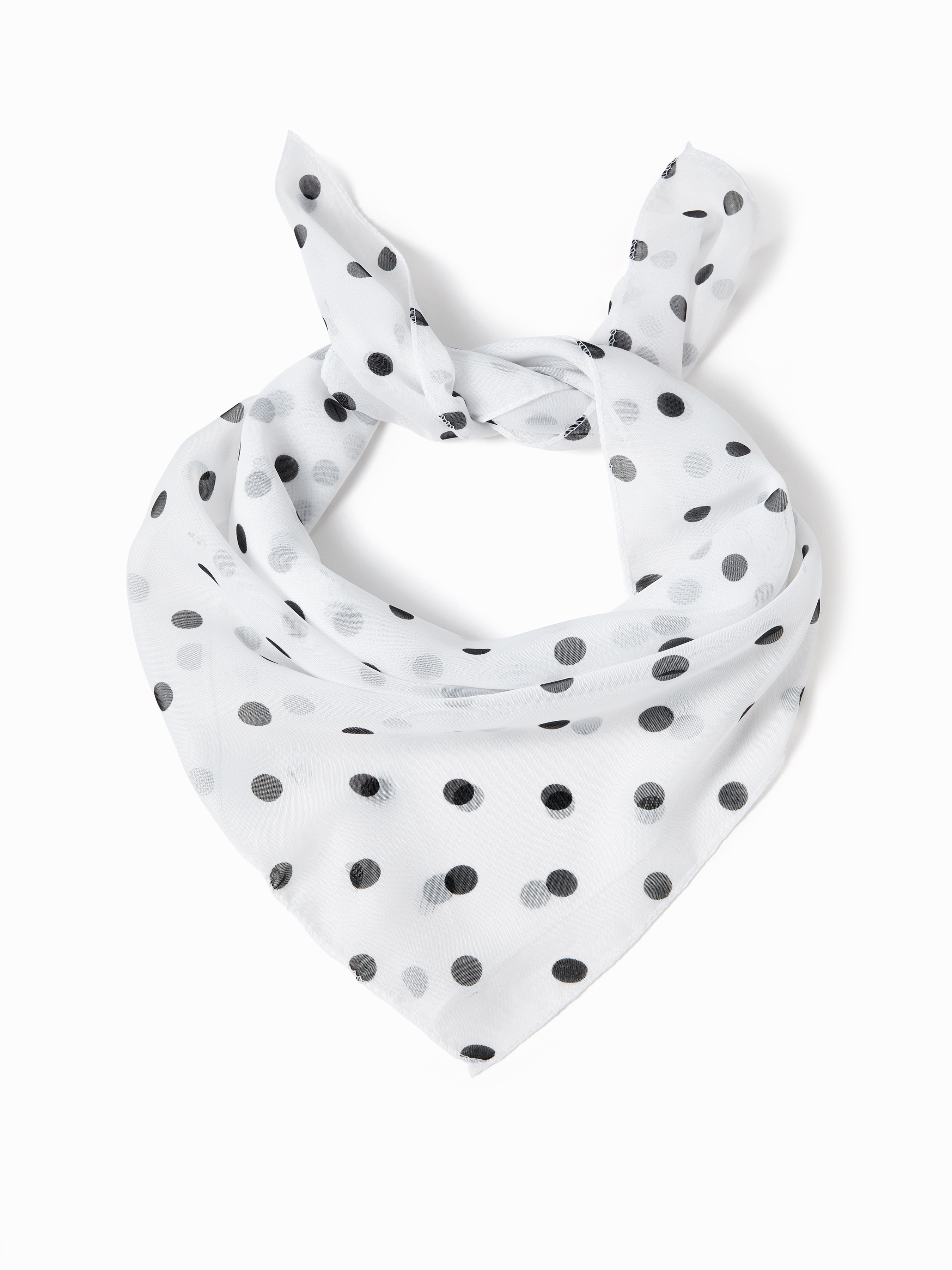 POLKA DOT SQUARE HEADSCRAF For Daily Casual Outdoor | Cider