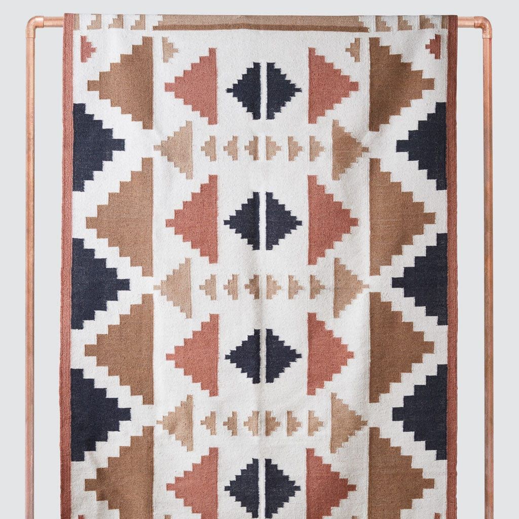 Tejal Area Rug - Multi | Modern Geometric Area Rug in Desert Tones   – The Citizenry | The Citizenry