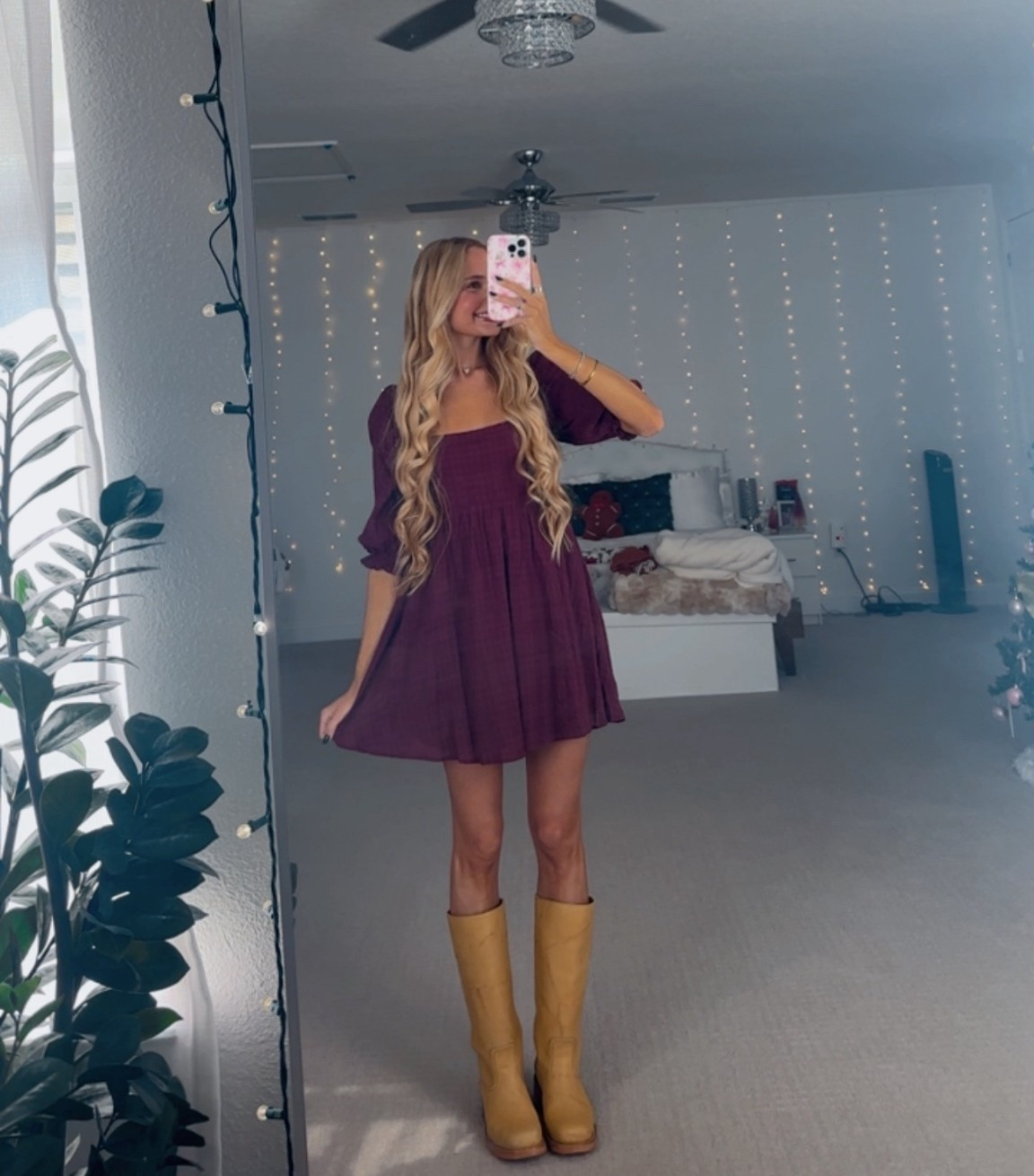 My dress is a few years old, so couldn’t find an exact link but here is some similar ones!

#LTKHoliday
