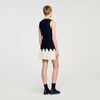 Two-tone mini knit dress | Sandro US | Sandro-Paris US