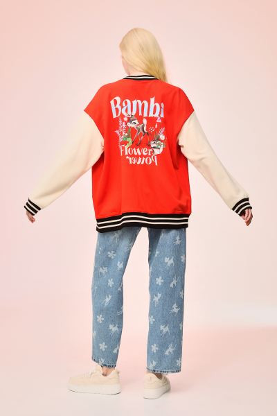 Printed Baseball Jacket | H&M (US + CA)
