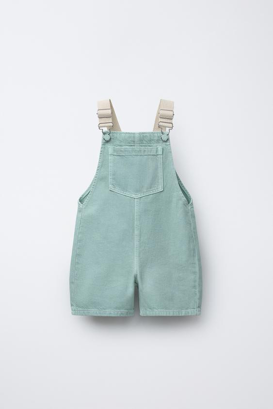 SERGED OVERALL SHORTS | Zara US