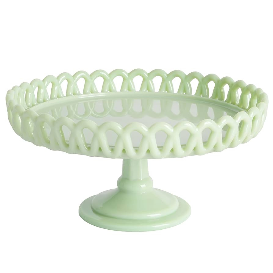 Martha Stewart, 8.5" Cake Stand, Green | Amazon (US)