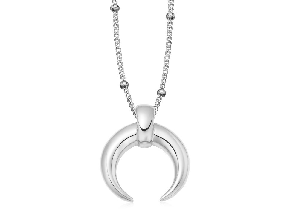 Lucy Williams Silver Large Horn Necklace | Missoma