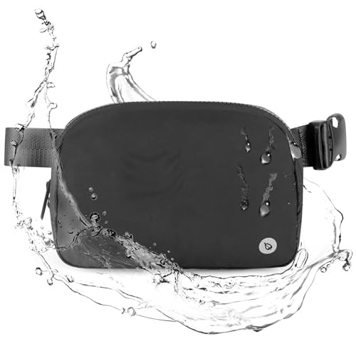BALEAF Fanny Pack for Women Belt Bag Water Resistant Fashion Crossbody Waist Packs Adjustable Strap Black 1L | Amazon (US)