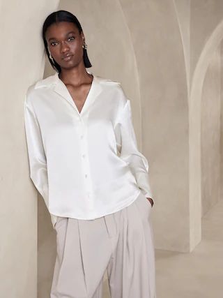 Bliss Silk Resort Shirt | Banana Republic (US)