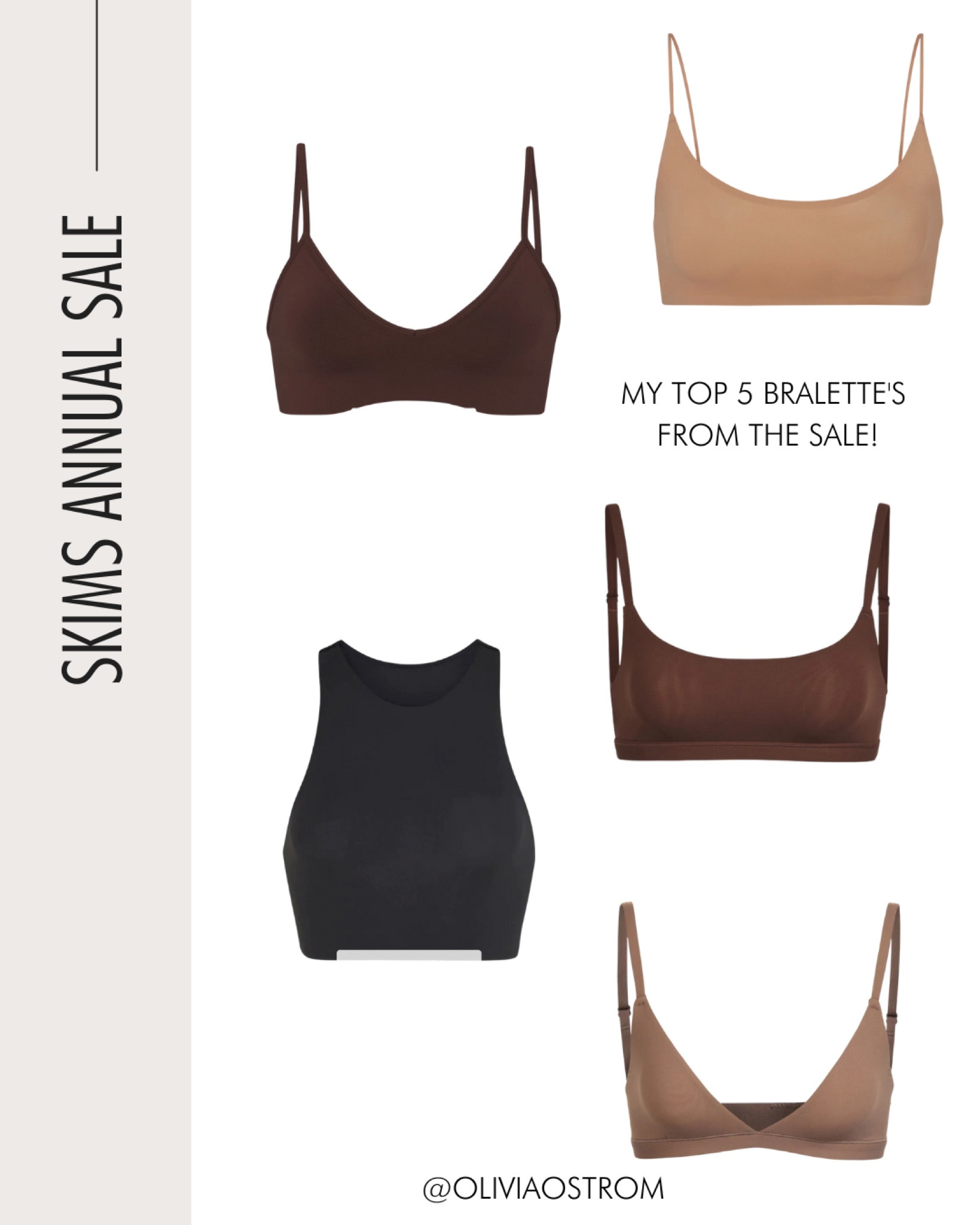 I wear a small in all Skims bras! Love these comfy day to day ones and even better that they’re all on sale!!! 🫶✨

#LTKunder100 #LTKbeauty #LTKfit