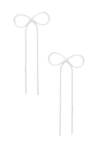 SHASHI x REVOLVE Kate Earrings in Silver from Revolve.com | Revolve Clothing (Global)