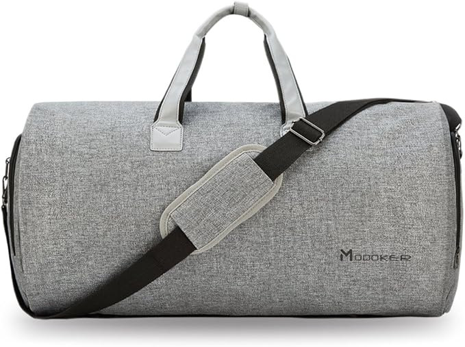 Modoker Convertible Garment Bag with Shoulder Strap, Carry on Garment Duffel Bag for Men Women - ... | Amazon (US)