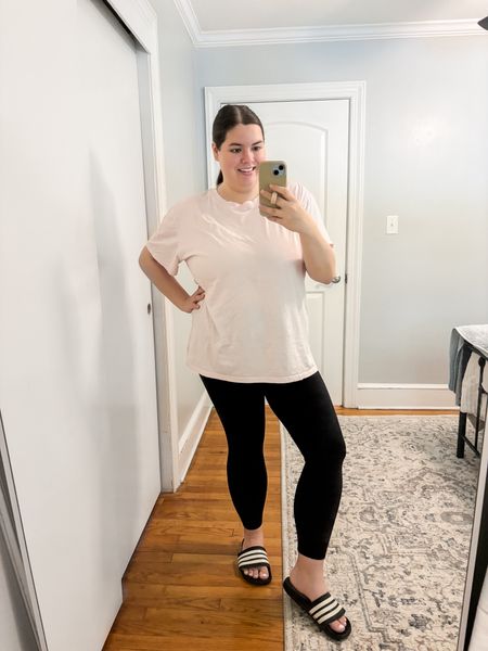 Mondays casual outfit for hanging out at home. 

Top size 16 
Leggings size 14



#LTKPlusSize #LTKMidsize