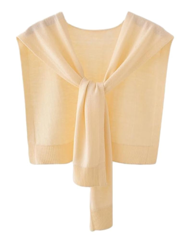 Womens Striped Pashmina Shawls and Wraps Knitted Sweater Casual Shawl Wraps Scarf Cardigan Cape C... | Amazon (US)